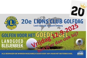 20e Lions Golfdag 12 september 2025